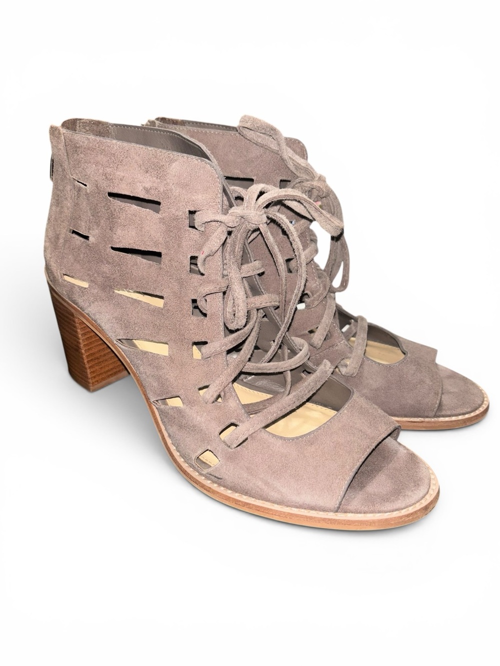 Vince Camuto Tressa Lace Up Sandal Booties -Women’s Size 9